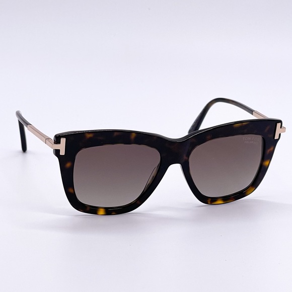 NEW TOM FORD DASHA POLARIZED WOMEN’S SUNGLASSES TF822 52H EYEWEAR FT0822/S - Picture 6 of 10